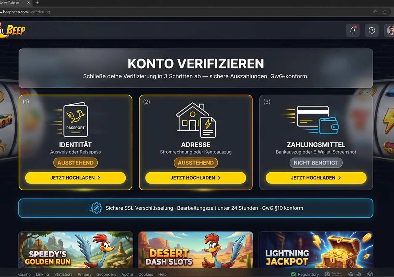 Konto-Verifizierung (KYC) – BeepBeep