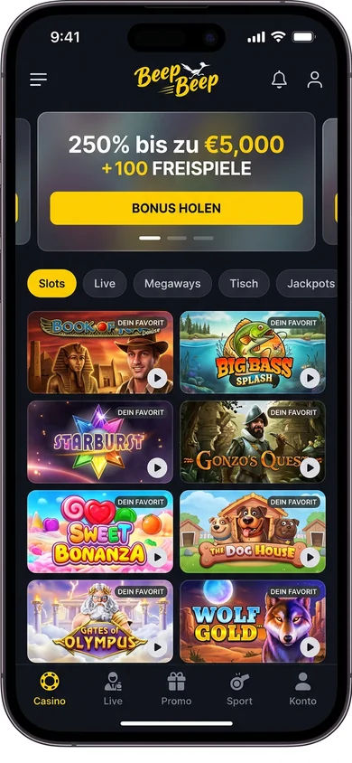 Mobile Erfahrung im Browser – BeepBeep